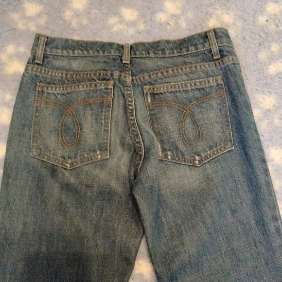 Women's NWOT Juicy Couture dirty wash mid rise flare leg Sz 27 - Picture 5 of 6